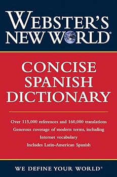 Paperback Webster's New World Concise Spanish Dictionary Book