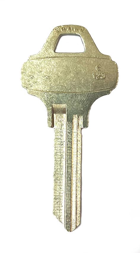 JMA SLG-42DS Key Blank Replacement for Schlage C123 Everest Key (10-Pack)
