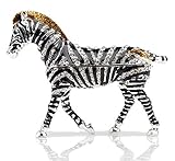 SEVENBEES Zebra Figurines for Home Decor - Zebra Jewelry Box Hinged Trinket Boxes - Mothers Day Gifts