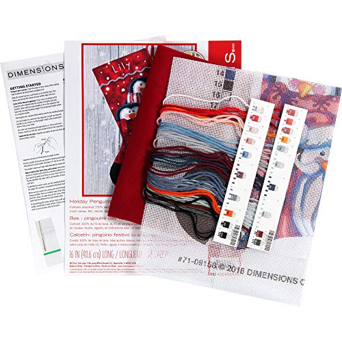 Dimensions Embroidery -Holiday Penguins Stocking, Various, One - Image 3