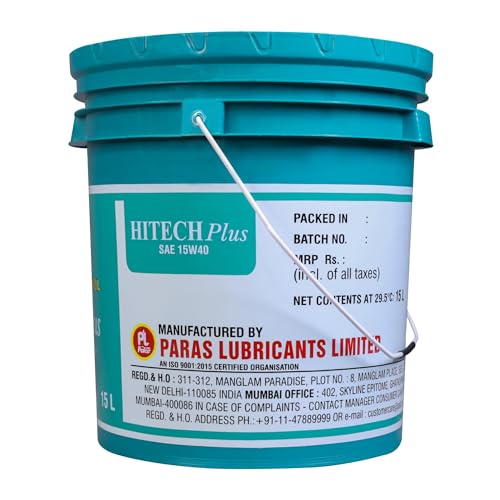 Image of PALCO Hitech Plus 15W40 Diesel Engine Oil 15 Litre for Heavy Duty Cars, Commercial Vehicles & Turbocharged Diesel Engines, EGR Compatible