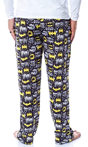 DC Comics Mens' Batman Dark Knight We are Not Afraid Sleep Pajama Pants4