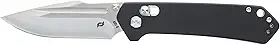 Schrade Delta Class Divergent 18,8 cm com lâmina de aço AUS-8 de 7,6 cm e cabo G10 para EDC, preto