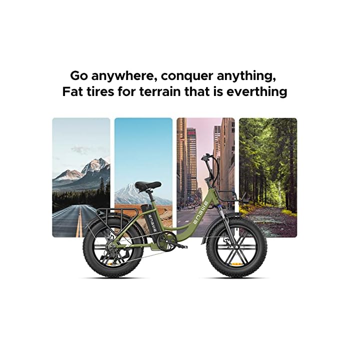 ENGWE Electric Bike 20" Fat Tyre Step Through Shimano 7-Speed - Image 5