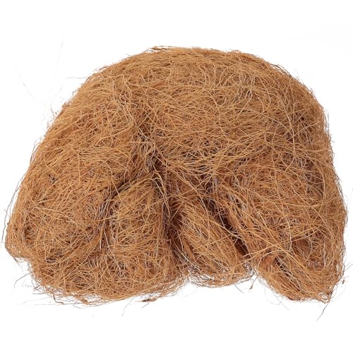 Operitacx Fibra de Mantillo para Macetas de 100 G, Estera Transpirable para Sustrato y Protección de Plantas en Semilleros y Jardines