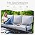 Sophia & William Patio Furniture Set with Fire Pit Table, 4 PCS Metal Outdoor Conversation Set with Fire Pit Table, 2 Swivel Chairs,3-Seater Couch for Outdoor Seating, Backyard, Porch(Grey)