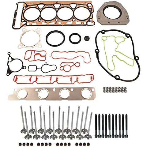 GELUOXI Intake Exhaust Valves Head Gasket Kit Replacement for 2009-2015 VW Jetta Tiguan GTI Passat Audi A4 Q5 TT 2.0T Engine 06D109601M 06D109611H Cover