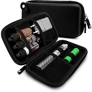 VapeHero® E-Sigaret Tas | Vape Hoesje Etui voor Vloeistof en Accessoires voor Onderweg (Eva-black)