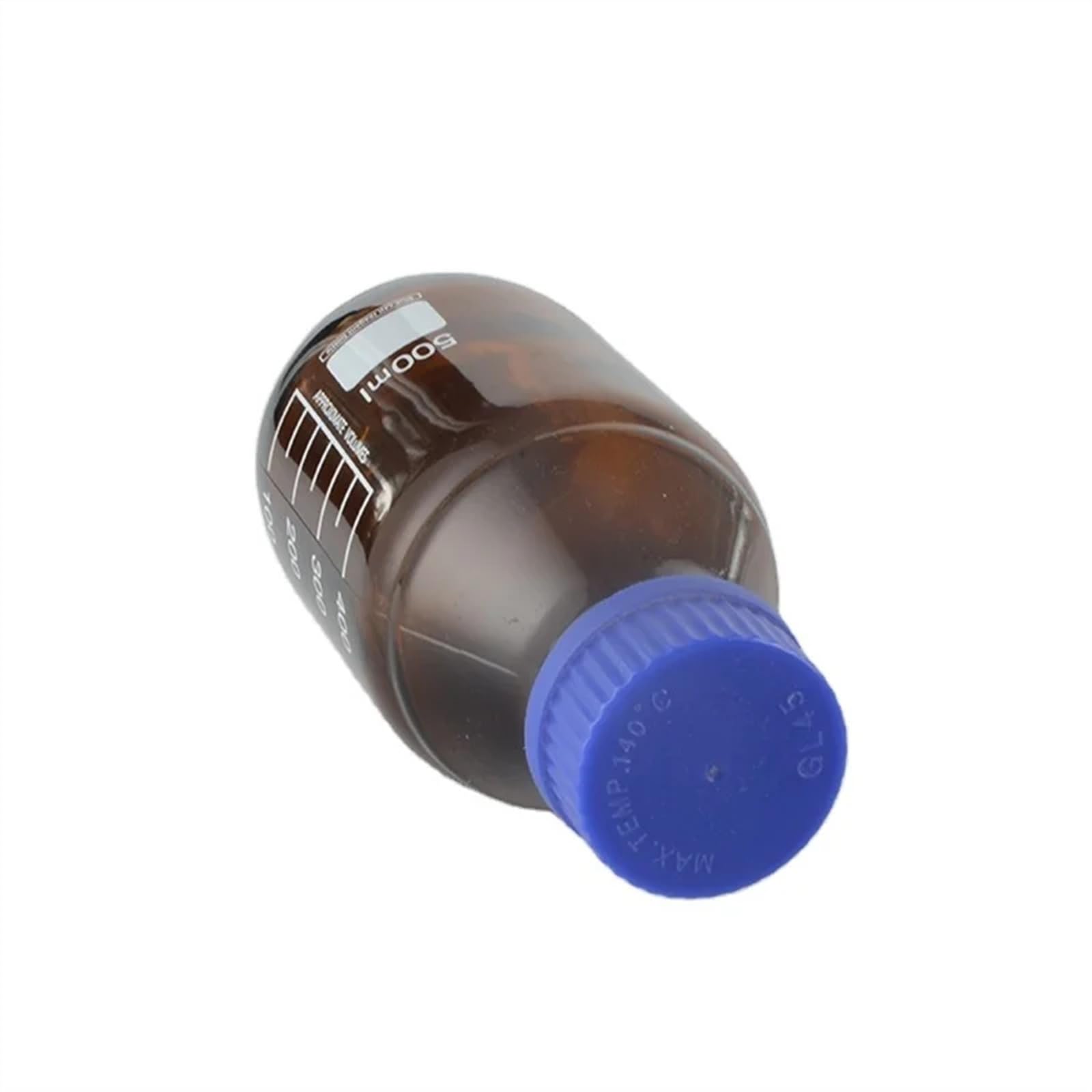 Zestaw szklanych butelek na odczynniki, brązowe butelki laboratoryjne, 50 ml - 1000 ml, opakowanie 7 sztuk, do przechowywania chemikaliów i użytku laboratoryjnego