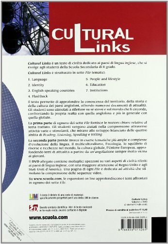 Cultural links. Student's book. per le Scuole