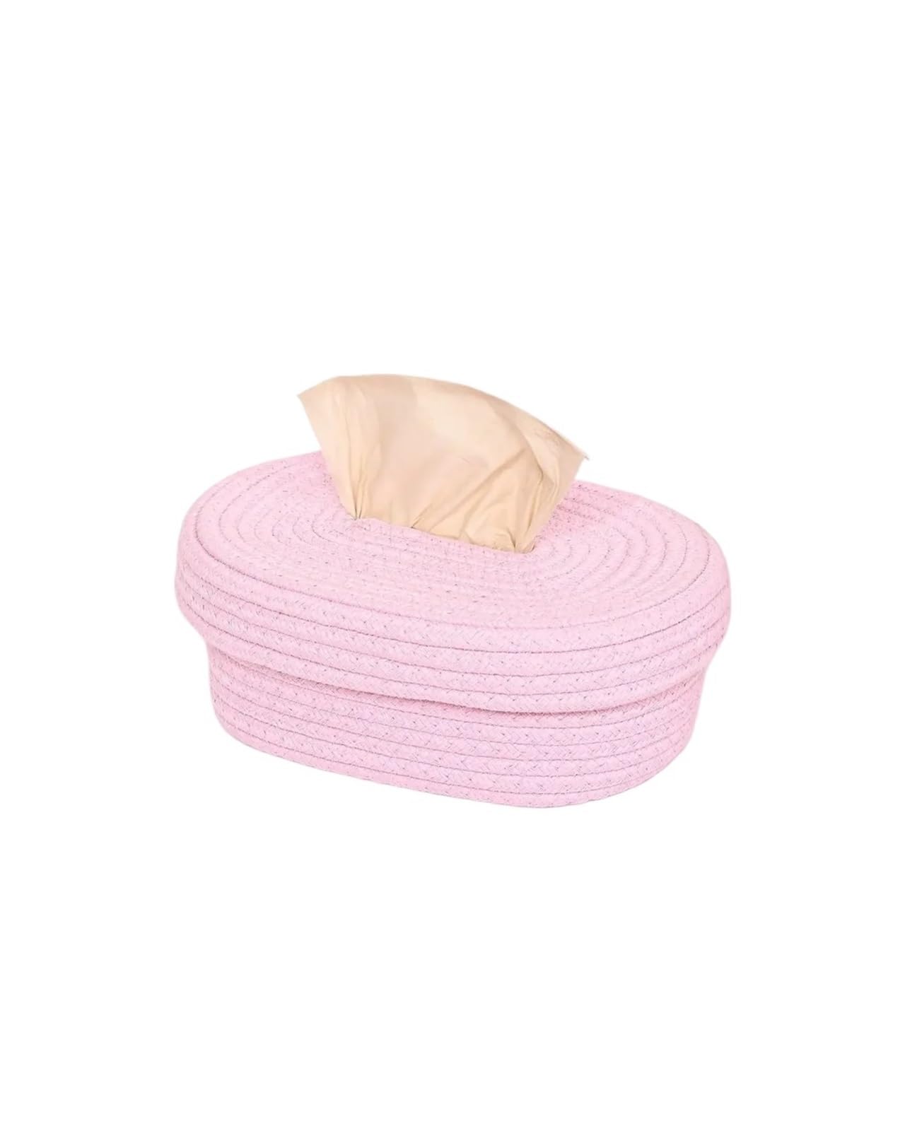 Tissue Box Tissue Box For Living Room With Upscale Light Luxury Style Household Napkin Design Facial Tissue Box Drawer Box Office(Pink)