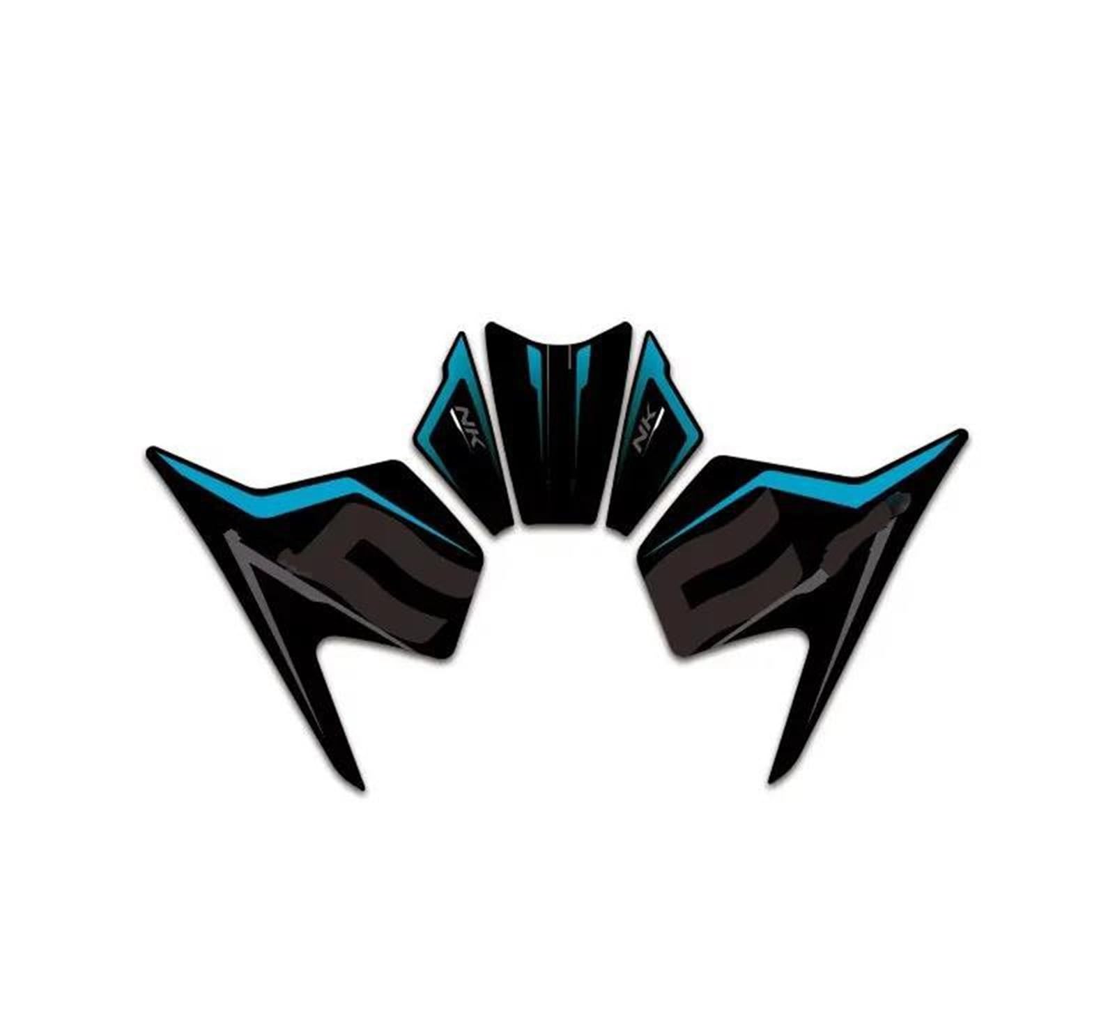 Motorcycle Tank Pad Protector Leather Frosting Sticker Decals Accessories for CFMOTO 450NK 450 NK Tank Sticker(Color1)