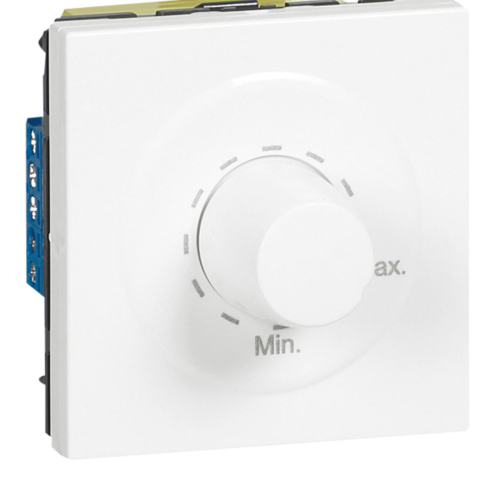 Legrand 078776 Mosaic Atténuateur de Ligne, 100V, 25W, 2 Modules, Blanc