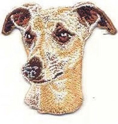 Whippet Dog Face Applique Pattern Embroidery Whippet Dog Face Applique Pattern Embroidery