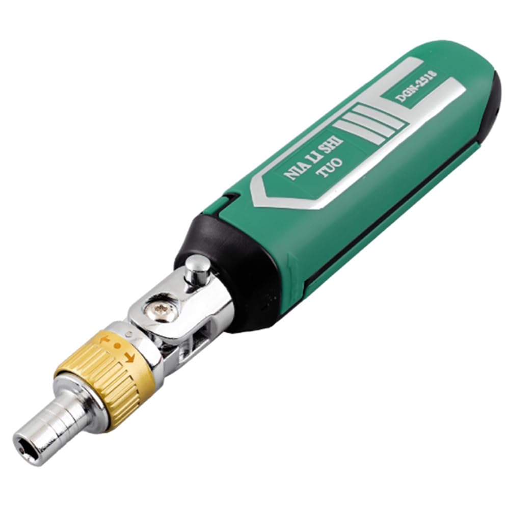 Jnchdghwa Green 14 In 1 Multi-Function Rotary Ratchet Screwdriver Set With Torx & Bits