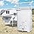 TC-Home Portable 6L Water Heater Tankless LPG 1.6 GPM Propane Gas Outdoor Digital Display Instant Hot Water Heater