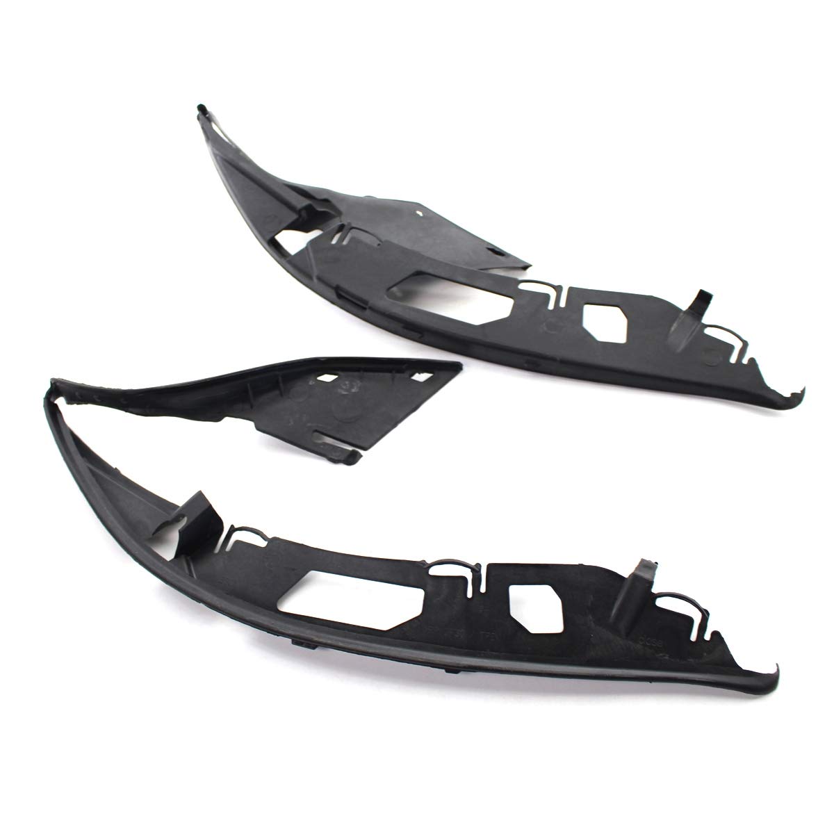 Paar L + R Obere Scheinwerfer Linse GehäUse Abdeckung Dichtung für - E60 5 Series 2004-2010 63126934511 63126934512