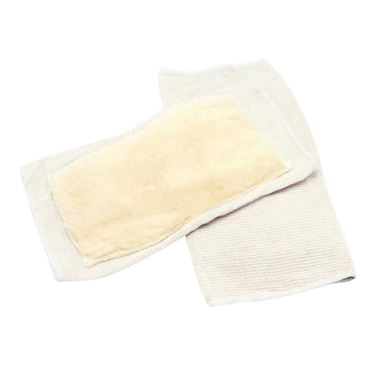 WOFASHPURET 1 Pair Warm Knee Support Sleeves Thicken Artificial Wool Knee Pads for for Dance Yoga and Winter Outdoor Activities