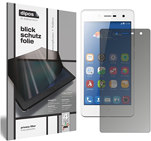 dipos I Protección de la Vista Compatible con ZTE Blade L7 Protector de Pantalla Privacy