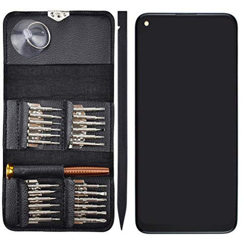 Image of LMQ630EAW LCD Screen Touch Digitizer Glass with Screen Frame Replacement for LG K61 LM-Q630EAW Q61 Black