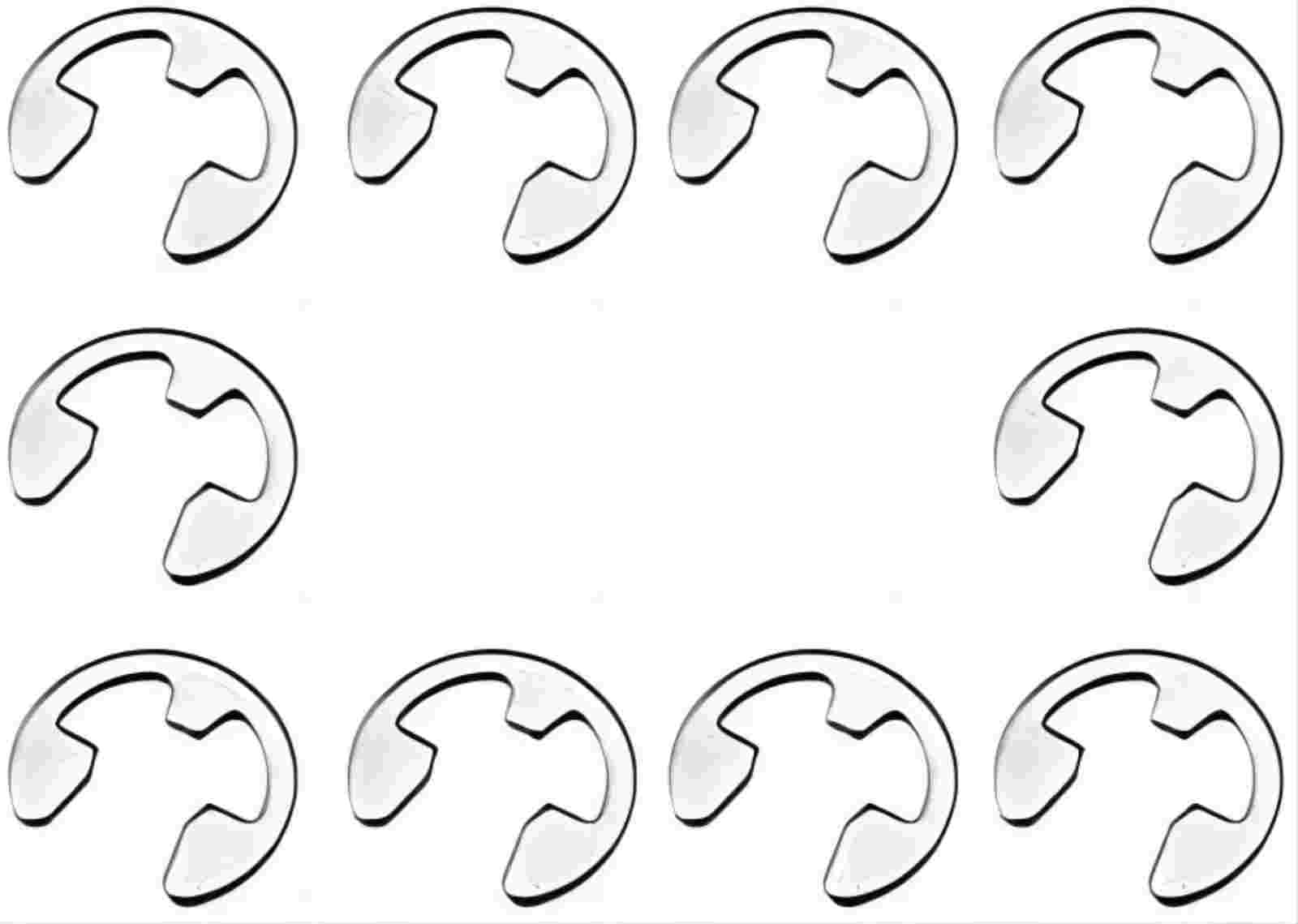 Replacement Stainless Steel E-Clip Polaris for 9-100-5107 Pool Cleaner 380 360 (10 Pack)-image-10