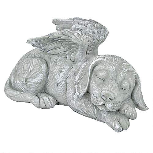 Design Toscano QL6079 Dog Angel Pet Memorial Grave Marker Tribute Statue thumb #3
