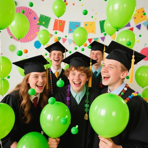 Image of 200pcs Light Green Balloons 5 Inch, Small Mini Latex Balloons for Party Birthday Baby Shower Anniversary Festival Arch Garland Decoration