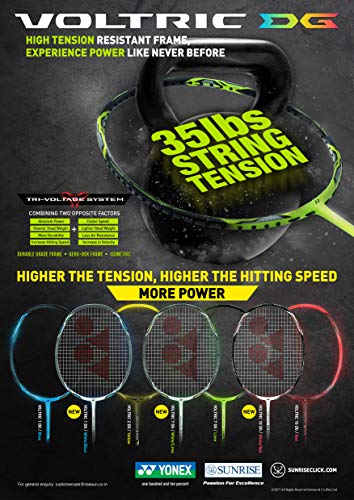 Image of Yonex Voltric 2DG Strung Badminton Racquet