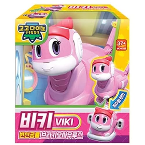 ZEESOON GO GO DINO Transforming Dinosaur Robot Perry to Ambulance Brachiosaurus Mini Car VIKI