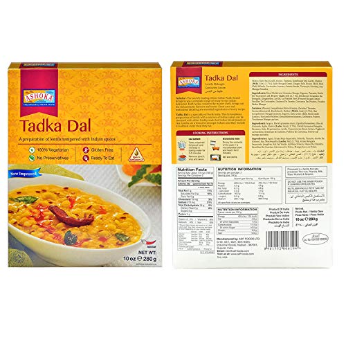 Ashoka - RTE (Combo #2), Tadka Dal & Saag Aloo (4 Pack), Ready to Eat Meals - Thumbnail 2