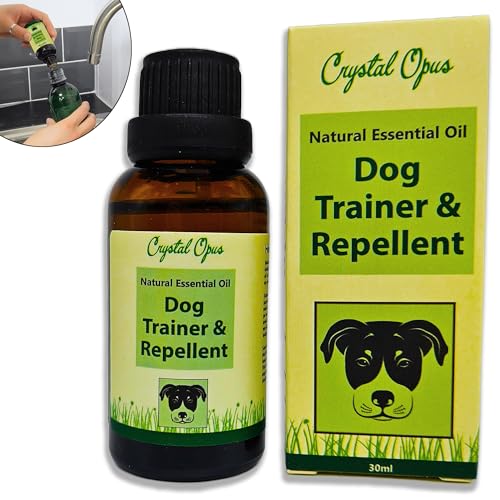 Crystal Opus Dog Anti Chew Spray & Repellent. Bitter Apple Orange & Citronella Formula Stops Chewing Biting Digging & Fouling. Makes 18+ Litres. Natural Trainer For Puppies & Dogs. Indoor Outdoor