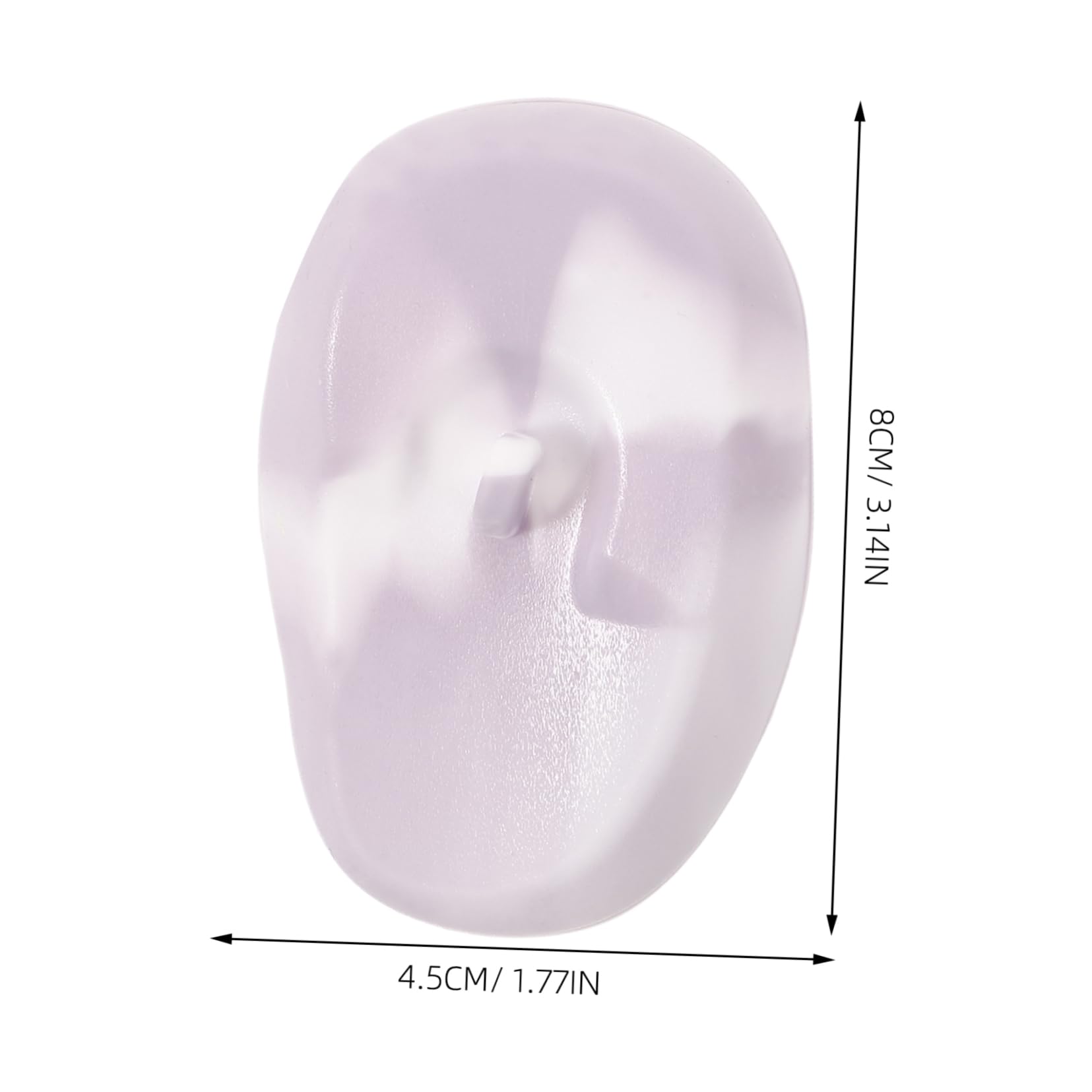 IWOWHERO Silicone Ear Muffs for Hair Dye Heat Protection Ear Covers 1 Pair Barber Salon