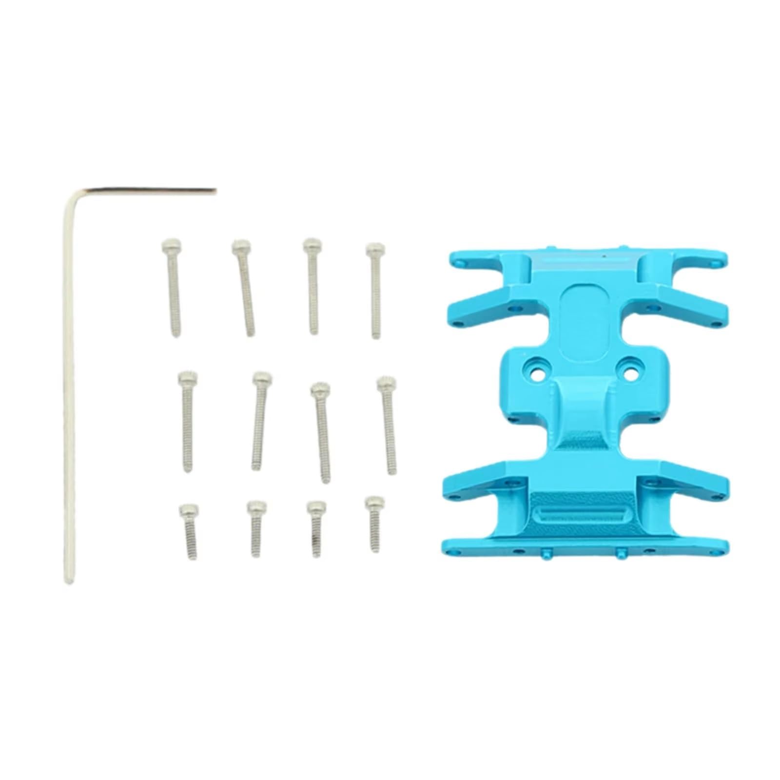 para Axial para SCX24 90081 para Buggy Metal Chasis Medio Montaje Placa Base Soporte Orugas Coche Camiones Reemplazo Piezas Repuesto Modificado