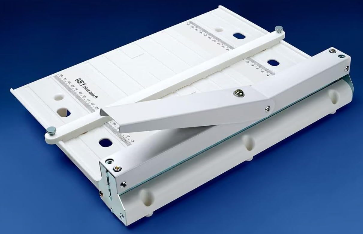Heavy Duty Manual Creaser do papieru A3 A4, precyzyjny metalowy folder strzelca z podstawą magnetyczną, idealny do wiązania w zakładkach, biur, szkół i zastosowań komercyjnych