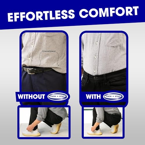 BELTAWAY Tuck N Stay Shirt Stays for Men, Designed to Keep Shirt Tucked All Day, Extra Gripping Elastic Belt, Durable & Discreet, Perfect for Work & Casual Wear, One Size, Designed in USA4