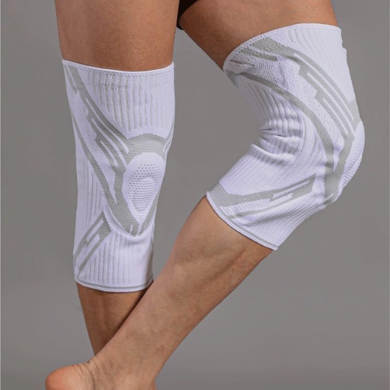 Sports Knee Pads Knitted Anti Slip Men's and Women's Shock-absorbing Outdoor Protective Gear