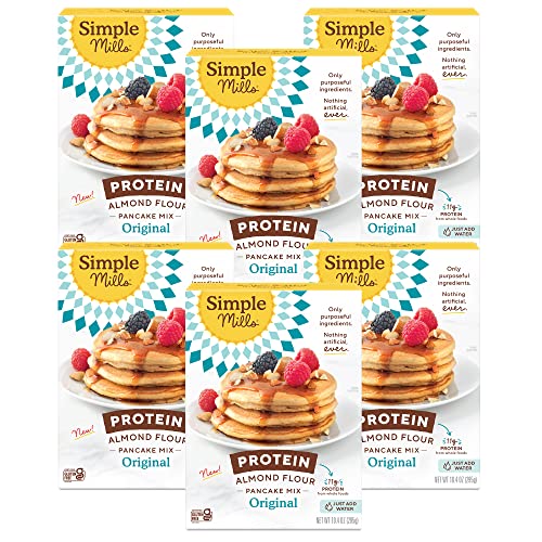 Image of Simple Mills Almond Flour Protein Pancake Mix, Original, 6pk, 10.4oz