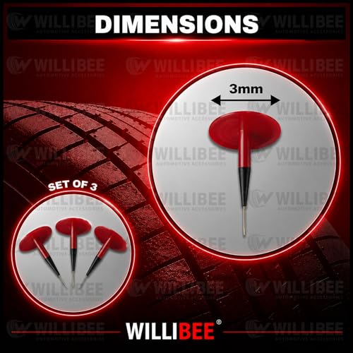 Image of WILLIBEE Mushroom Puncture Kit for Tubeless Tyre | Mushroom Puncher Kit for Bike & Car | Tire Puncher Repair Patches