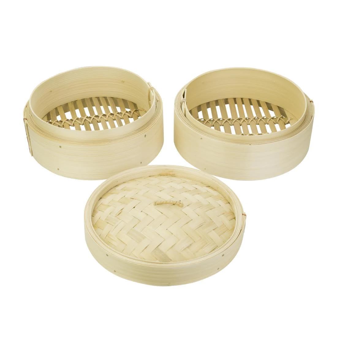 Next day Catering K303 Bamboo Steamer, 8 Diameter