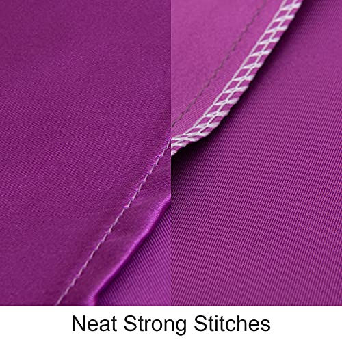 Image of NTBAY 2 Pack Pillows with Stain Pillowcases, Soft Cotton Down Alternative 14x20 Envelope Pillows for Sleeping in Crib Bed - Machine Washable - Breathable Travel Pillow, Purple