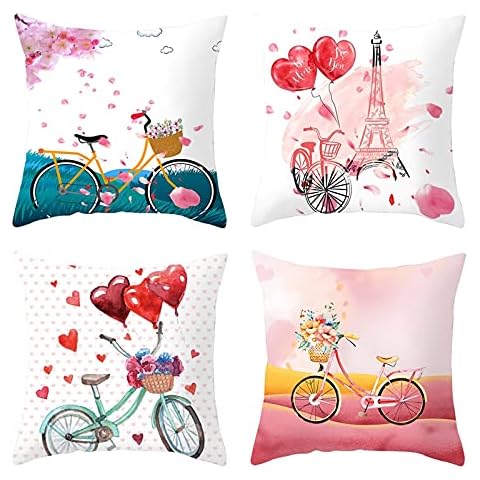 Daesar 4 Pack Kids Throw Pillow Covers Cover