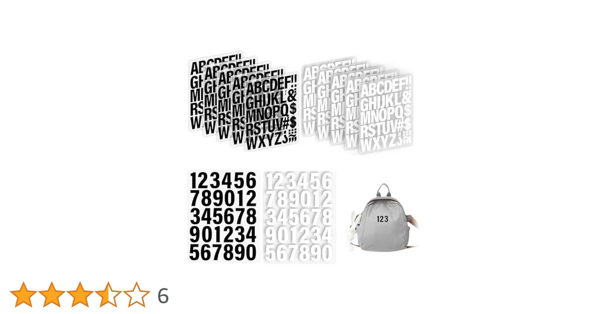 オリジナル　アイロン接着タイプy Amazon.co.jp: PAVIKE アイロン接着文字シール 2インチ 12枚入り
