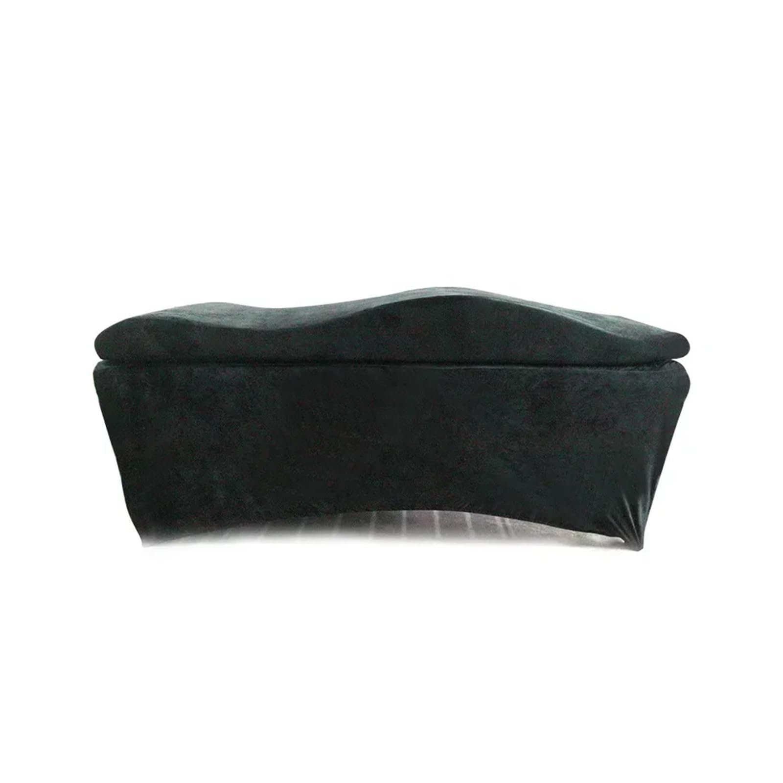 Curved Mattress Bed Topper Lash Bed Topper and Cover, Ergonomic Curvy Massage Table Cushion, Eyelash Mattress for Beauty Salon(Black Bed and Cover,180x60 cm)