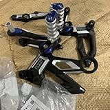 Footrest Rearsets FootPegs Levers Pack M Compatible for BMW S1000R K63 77259830209 77259830210