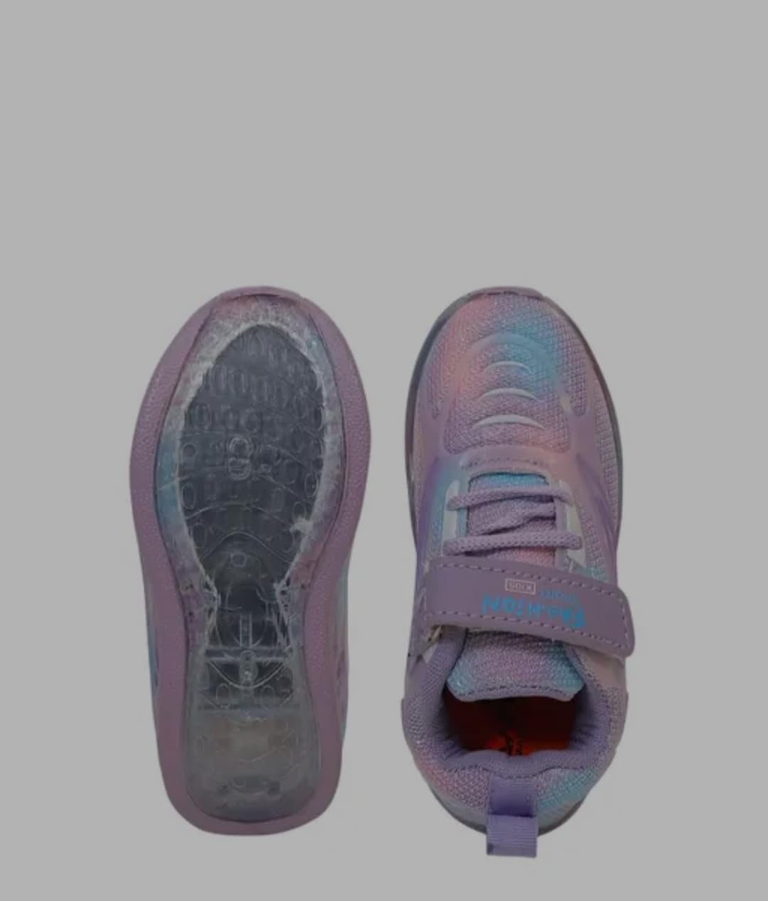 Girls' Light Shoes for 2.5 Years to 8 YERS (Purple, UK Footwear Size System, Little Kid, Age Range, Medium, 4.5 Years, 5 Years) (PPL, UK Footwear Size System, Little Kid, Age Range, Medium, 4.5 Years, 5 Years) 2