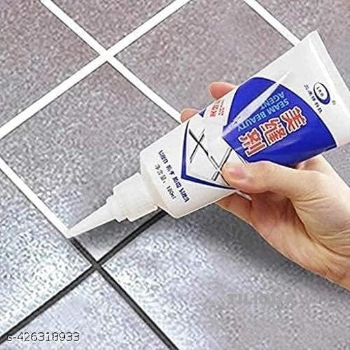 Image of Tiles Gap Filler Waterproof Crack Gap Filler Agent for DIY Home Sink Gaps /Grouts Repair Filler Tube Paste for Kitchen, Bathroom Leakage Protection Waterproofing Tile Gap Filler (180ML) KT 27