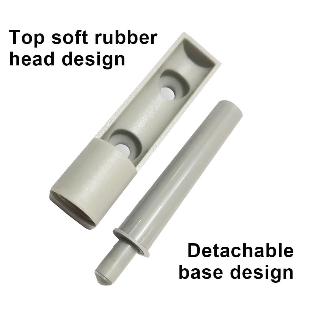 Qinsky Soft Close Dampers Set,12 PCS Close Dampers with Screws Door Drawer Closer Buffers Plastic Door Damper Close Dampers Quiet Closing for Kitchen Cabinet Door Drawer Office - Image 4