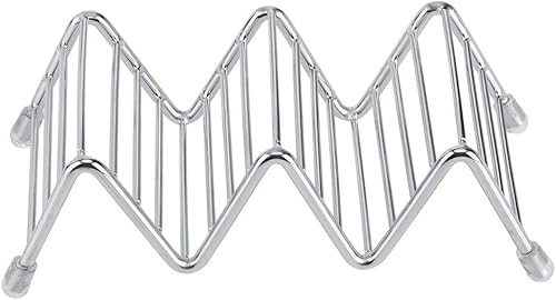 Miniatura 9 de Fait Shape - Soporte de acero inoxidable para tacos mexicanos, soporte de exhibición para sostener sándwiches de burritos de carcasa suave (2#)