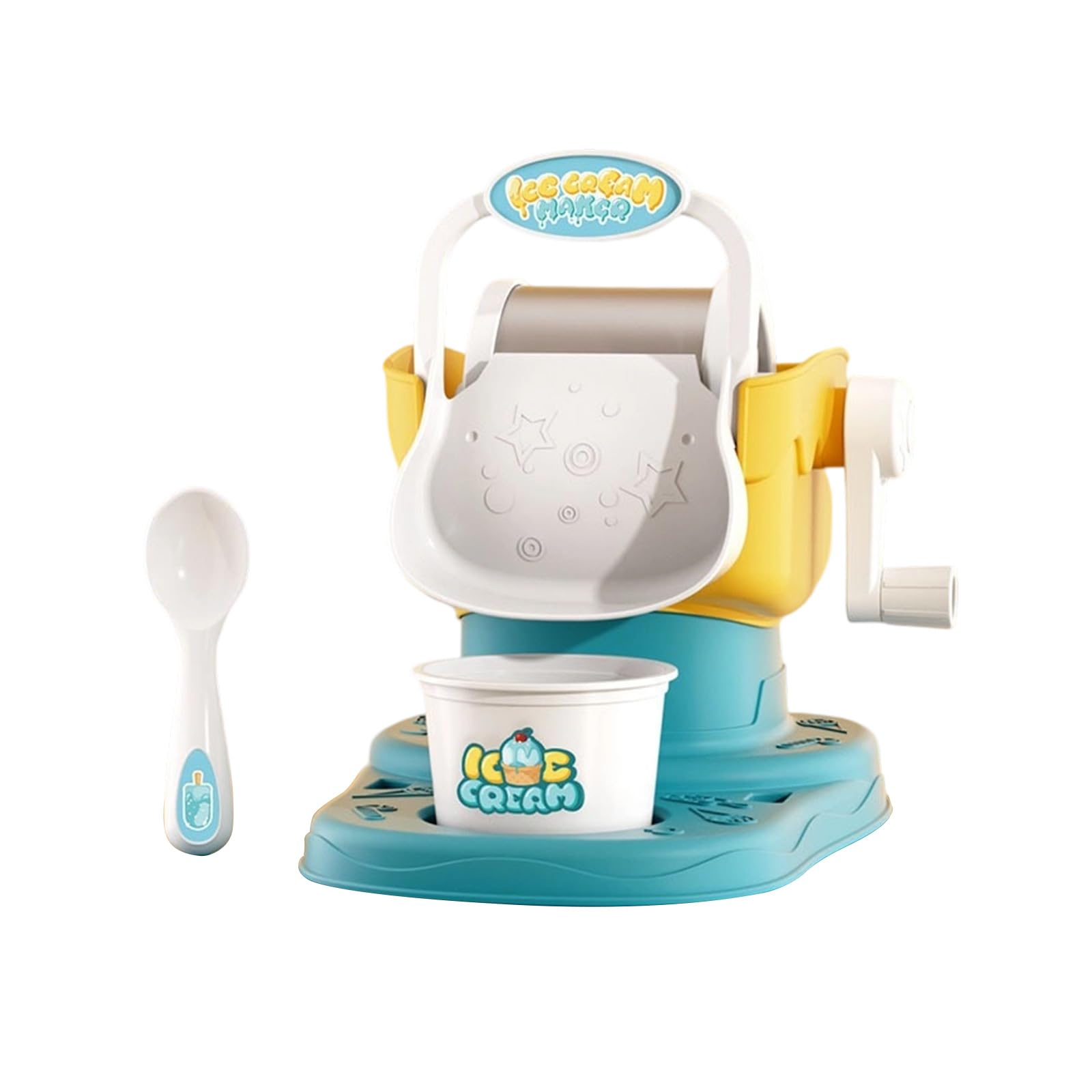 Manual Ice Cream Maker Hand Crank Ice Cream Machine for Kids Toy Homemade Frozen Yogurt Icecream Maker Creative