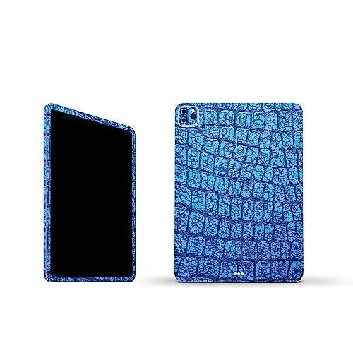 Image of MightySkins Carbon Fiber Skin Compatible with Apple iPad Pro 11 inch M2 4th Gen (2022) Full Wrap Kit - Vibrant Gator | Protective, Durable Textured Carbon Fiber Finish | Easy to Apply | Made in The USA